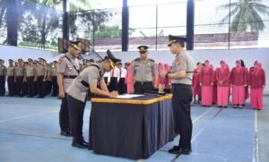 Sertijab Pejabat Utama Polda Gorontalo, Kapolda Tegaskan Komitmen Pelayanan Terbaik